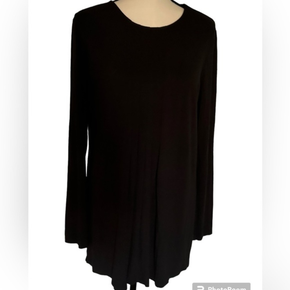 J.Jill black stretch sweatshirt size M